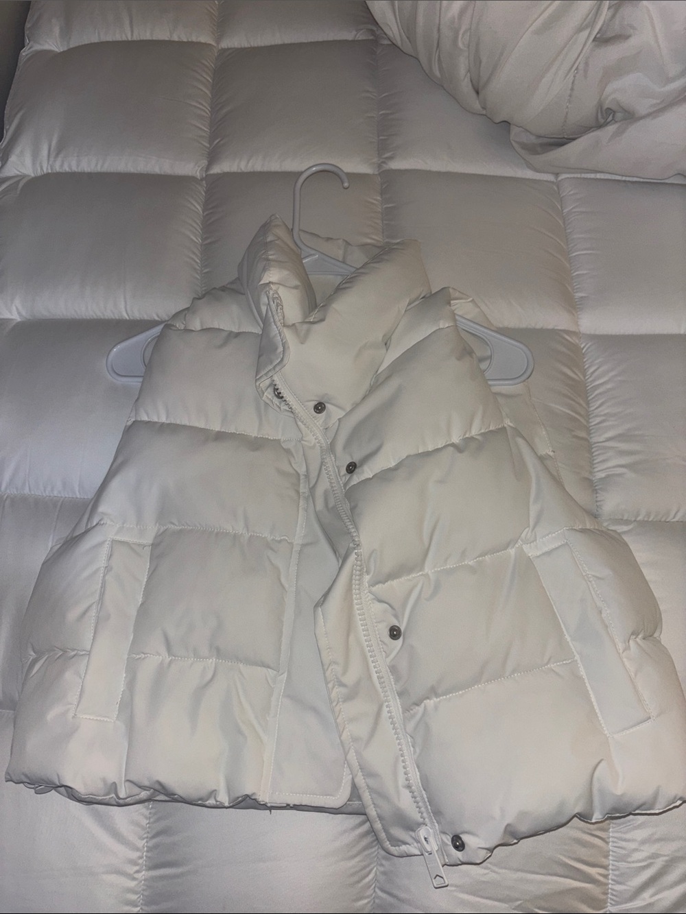 Garage Ivory Puffer Vest